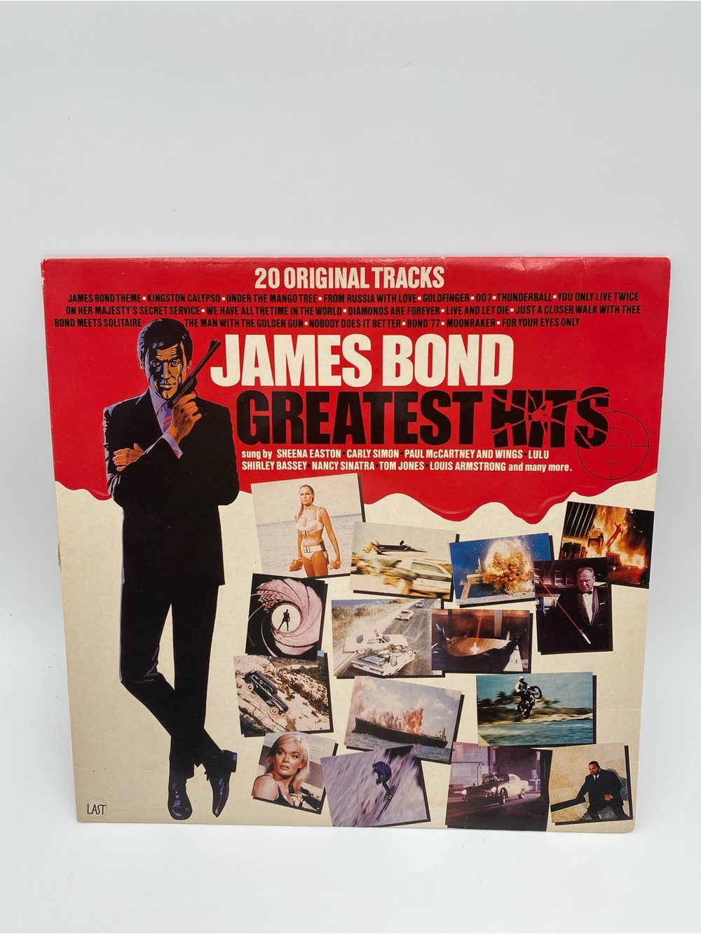James Bond Greatest Hits Vinyl Album - Red/Cream